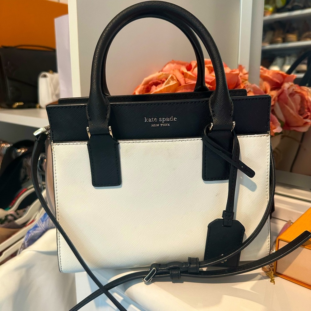 Beautiful kate spade mini tote- classy yves St lauren inspired style